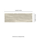 Zest Aloe Zellige Look Satin Ceramic Wall Tile - MSI Collection