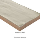 Zest Aloe Zellige Look Satin Ceramic Wall Tile - MSI Collection