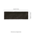Zest Midnight Zellige Look Satin Ceramic Wall Tile - MSI Collection