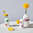 Large Rock & Pop flower Vases