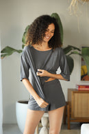 Naked Modal Boatneck Tee | Last Chance
