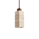 Natural Travertine Pendant Light