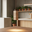 Natural Travertine Pendant Light