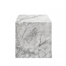 Natural Stone White and Grey Marble Side Table Modern Contemporary Home Design