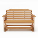 SimplyPoly Amish Made Classic Recycled Plastic Porch Glider