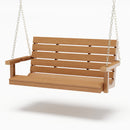 SimplyPoly 5 Foot Amish Made Signature Recycled Plastic Porch Swing, Patriot Blue