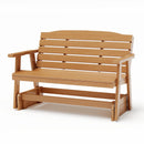 SimplyPoly Amish Made Classic Recycled Plastic Porch Glider