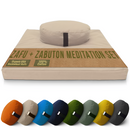 Meditation Cushion Set Zafu and Zabuton - Cotton ..Made in USA