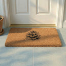 Nature Lover Pine Cone Coir Doormat