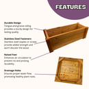 Nature's Nook Cedar Planter