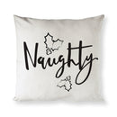 Naughty Christmas Holiday Pillow Cover