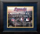 NBA Basketball Photo Picture Frame Kit - Oklahoma City Thunder (Navy Matting, Yellow Trim)