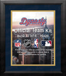 NHL Hockey Photo Picture Frame Kit - Nashville Predators (Navy Matting, Yellow Trim)