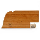 Nebraska Glued Cutting Board | Multiple Design Options | 17" x 8" x 1" | Wilkens Wood Design