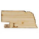 Nebraska Glued Cutting Board | Multiple Design Options | 17" x 8" x 1" | Wilkens Wood Design