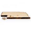 Nebraska Glued Cutting Board | Multiple Design Options | 17" x 8" x 1" | Wilkens Wood Design