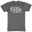 Nebraska T-Shirt | Grey Stately Design | Multiple Sizes | Unisex | Sayler Screenprinting