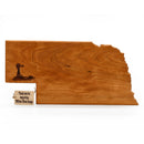 Nebraska Solid Charcuterie Board | Multiple Design Options | 17" x 8" x .75" | Wilkens Wood Design