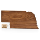 Nebraska Solid Charcuterie Board | Multiple Design Options | 17" x 8" x .75" | Wilkens Wood Design