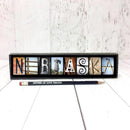 Nebraska Word Block | Multiple Sizes | Letters of Love Designs