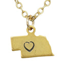 Nebraska Heart Necklace | Multiple Colors | Lux by Leslie