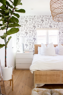 Neutral Nudes Wallpaper, white and black