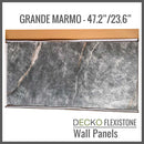 Flexible 3D Stone Wall Panel Sample - GRANDE MARMO | DECKO Flexistone - Free Shipping