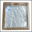 Flexible 3D Stone Wall Panels - GRANDE BIANCO - Box of 5 serial panels (47.2" x 23.6") 38.75 sqft coverage | DECKO Flexistone