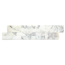 New York Ledger 3D Panel 6"x24" Natural Marble Wall Tile - Full Truckload one panel top view