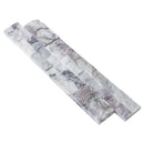 New York Ledger 3D Panel 6"x24" Natural Marble Wall Tile - Full Truckload one panel angle top view