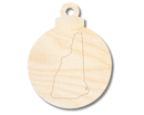 Unfinished Wood Etched New Hampshire Ornament Shape | Paint By Line Crafts | up to 30" DIY