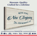 New Home, New Beginning Sign III