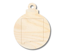 Unfinished Wood Etched New Mexico Ornament Shape | Paint By Line Crafts | up to 30" DIY