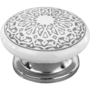 Tile Pattern 1-3/5 in. Cabinet Knob