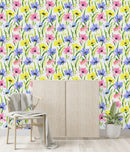 Voguish Brightly Floral Wallpaper Vogue