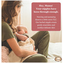 Nipple Salve Herbal Nipple Cream for Breastfeeding Comfort, Unscented