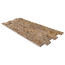 Noce Brown Ledger 3D Panel 6"x24" Natural Marble Wall Tile - Full Truckload angle view