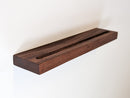 Vinyl Record Floating Shelf in Mahogany