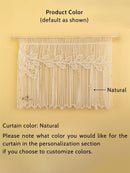 Nordica Natural Macrame Window Curtain