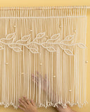 Nordica Natural Macrame Window Curtain