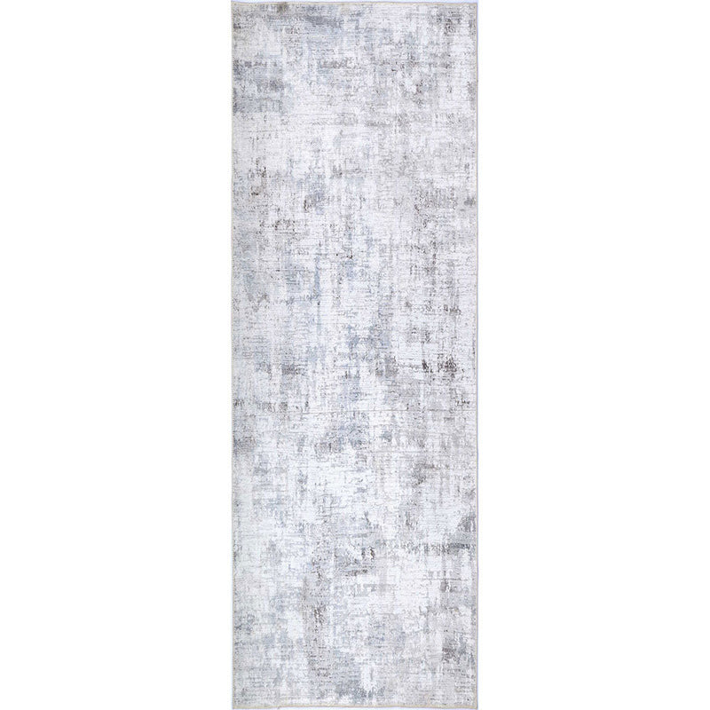 Abstract Evalina in Grey : Runner Rug