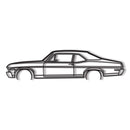 1972 Nova Metal Car Wall Art - NC0148