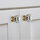 Clear Crystal 1-1/4 in. Cabinet Knob
