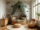 Cute Farm Animals Wallpaper - Nursery Wall Decor Wallpaper