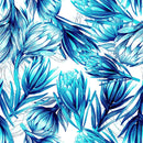 Stylish Blue Protea Wallpaper Vogue