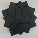 Deck Tiles - GREYSTONE - Interlocking PP Flooring- High End Polypropylene | 100% Recyclable | DECKO Lite (12" x 12" x 0.78" tile)
