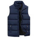 Mens Vest Jacket – Warm Sleeveless Waterproof Zipper Coat
