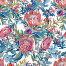 Elegant Exotic Flowers and Berries Wallpaper Smart