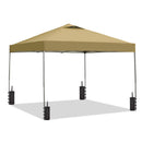 Ainfox 10ft X10ft Ventilated Top Patio Canopy For Outdoor With Four Sandbags