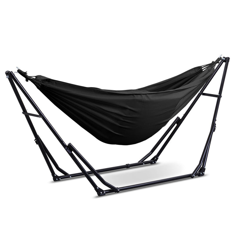 Ainfox 2 in 1 Portable Hammock Bed Camping Chair with Stand Included